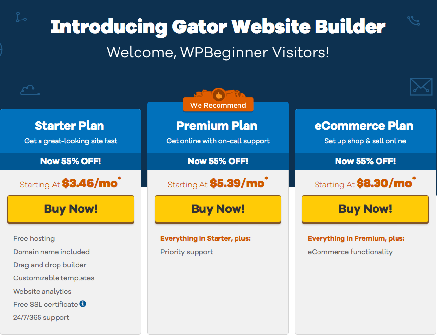Host gator screenshot