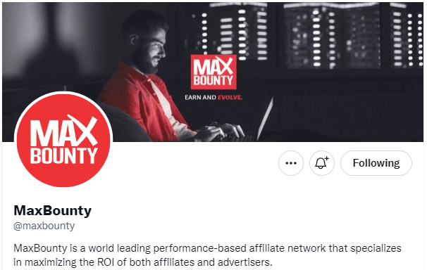 MaxBounty(@maxbounty) Twitter Account